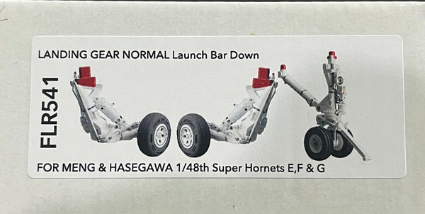 FLR541 1/48 F/A-18E/F/G Super Hornet Landing gear (normal with launch bar down)