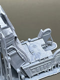 112002 ACES II Seat and rails with Sheepskin Covers