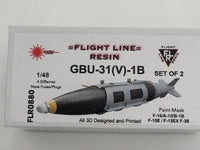 FLR0880 1/48 GBU-31(V)-1B USAF JDAM (Set of 2)