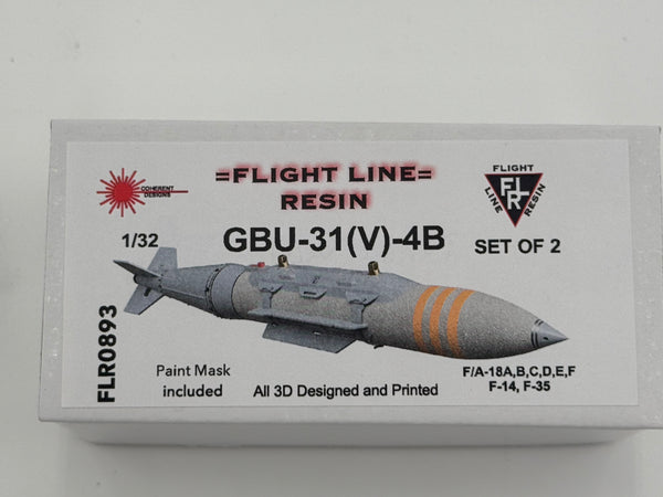 FLR0893 1/32 GBU-31(V)-4B USN JDAM Thermal Protective Coated (Set of 2)