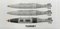 FLR881 1/48 GBU-31 JDAM(V)-2/B5/B Thermal Protection USN (set of 2)