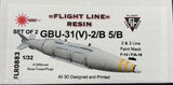 FLR0883 1/32 GBU-31(V)-2/B5/B Thermal Protected USN (Set of 2)