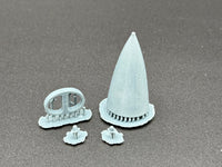 48260 F-16 One Piece radome w/ AOA covers (Kinetic Gold kits from 2022 onwards)