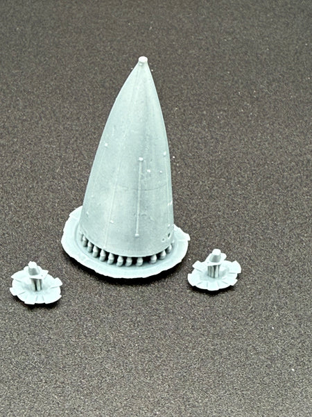 48261 F-16 One piece Radome with AOA Covers (Kinetic pre 2022 kits)