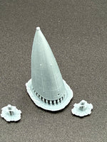 48261 F-16 One piece Radome with AOA Covers (Kinetic pre 2022 kits)