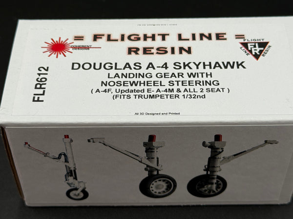 Flight Line FLR612 1/32 A-4 Skyhawk Landing Gear w/Nosewheel Steering (Trumpeter)