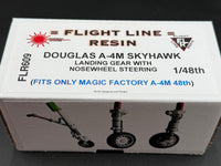 Flight Line FLR609 1/48 A-4M Skyhawk Landing Gear w/ Nosewheel Steering (Magic Factory)