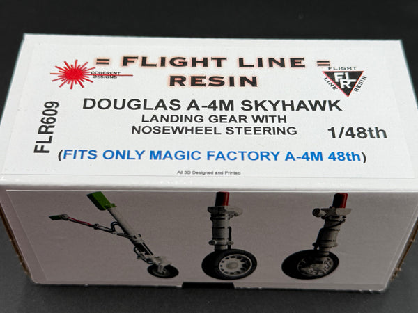 Flight Line FLR609 1/48 A-4M Skyhawk Landing Gear w/ Nosewheel Steering (Magic Factory)