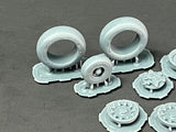 32017 F-16C Block 40 Wheels (Tamiya)