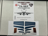 FLR581 1/32 F/A-18E/F Flaps correction set