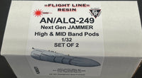 FLR0531 1/32 AN/ALQ-249 Next Gen Jammer Pod (High and Mid band)