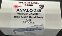 FLR0530 1/48 AN/ALQ-249 Next Gen Jammer Pods (Mid and High Band)