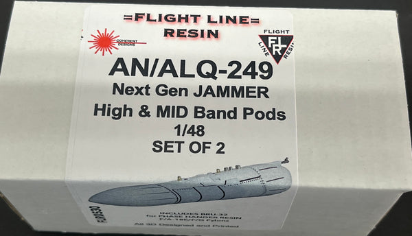 FLR0530 1/48 AN/ALQ-249 Next Gen Jammer Pods (Mid and High Band)