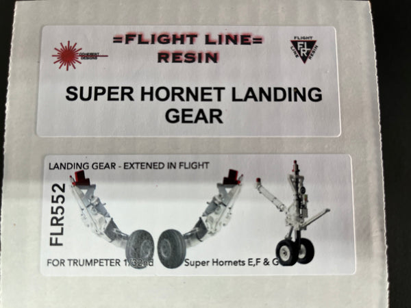FLR552 1/32 F/A-18E/F/G Super Hornet Landing Gear in flight (Trumpeter)