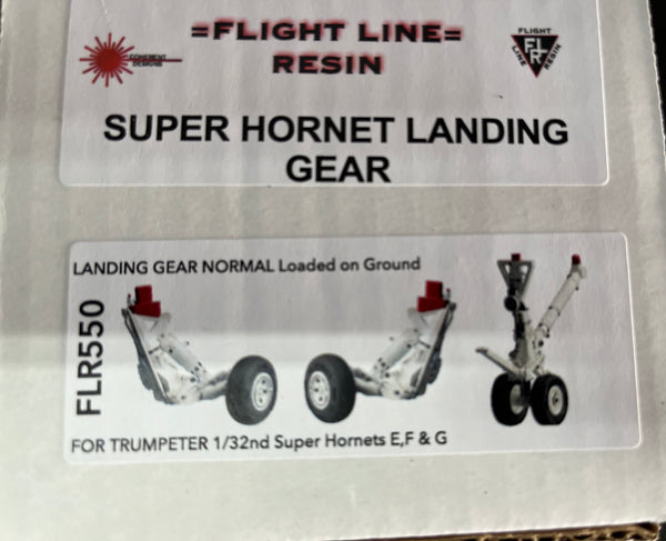 FLR550 1/32 F/A-18E/F/G Super Hornet Landing Gear Set (Trumpeter)