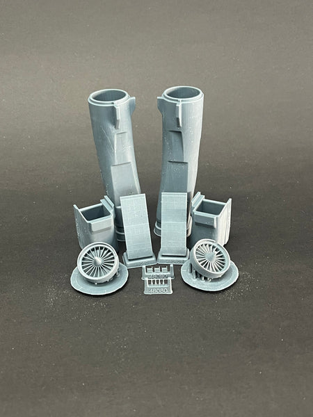 48225 F-15 Eagle Seamless Intakesw/ P&W -22X Engines  (Hasegawa)