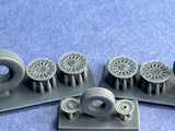 48147 F-16A(late)/F-16C Block 25 wheels (no manufacturer on tire side wall) (Kinetic)  NEW!