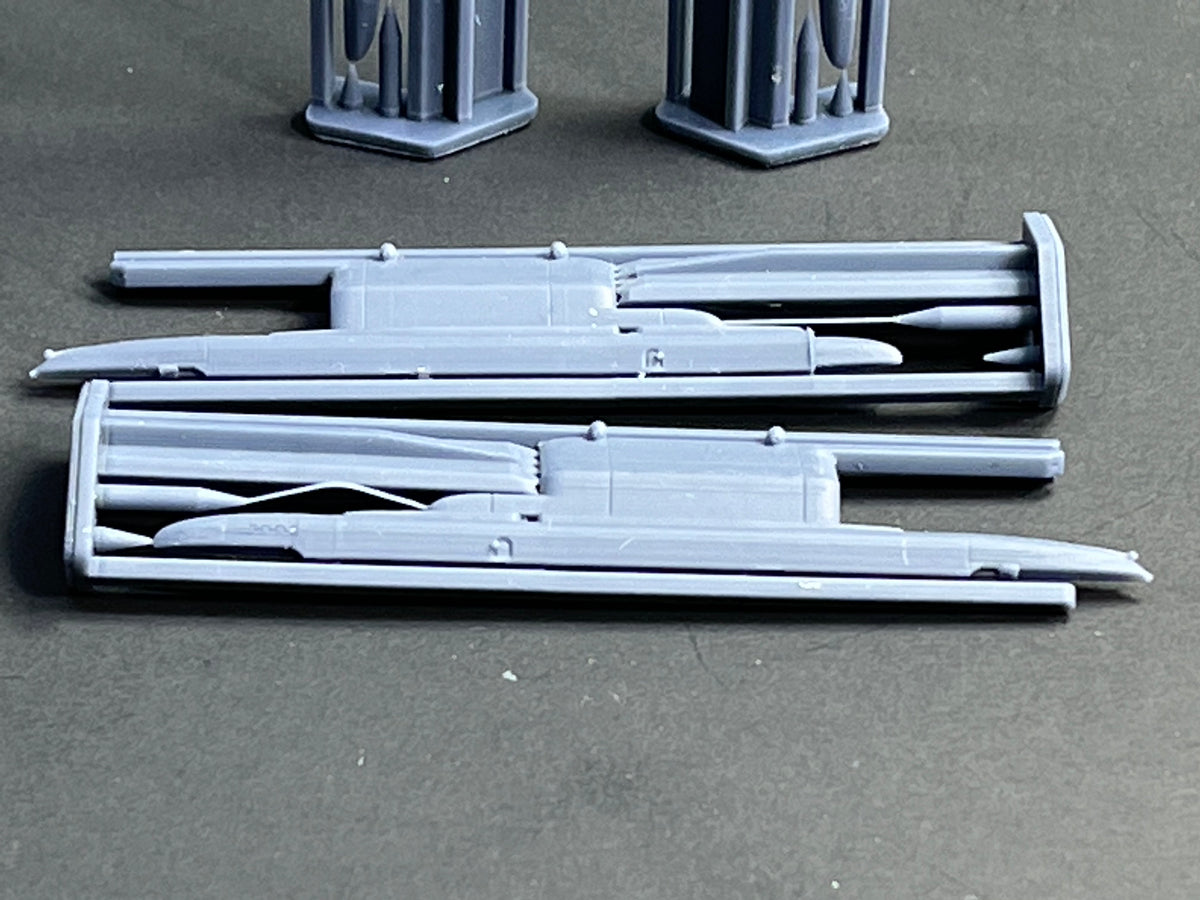 72005 Python III Pylon Adapter (F-15 Eagle) set of 4 – Phase Hangar Resin