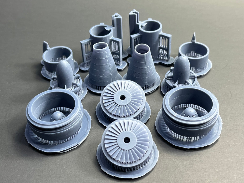 48160 A-10 Warthog Engine Inlet and exhaust combo set (Academy) – Phase