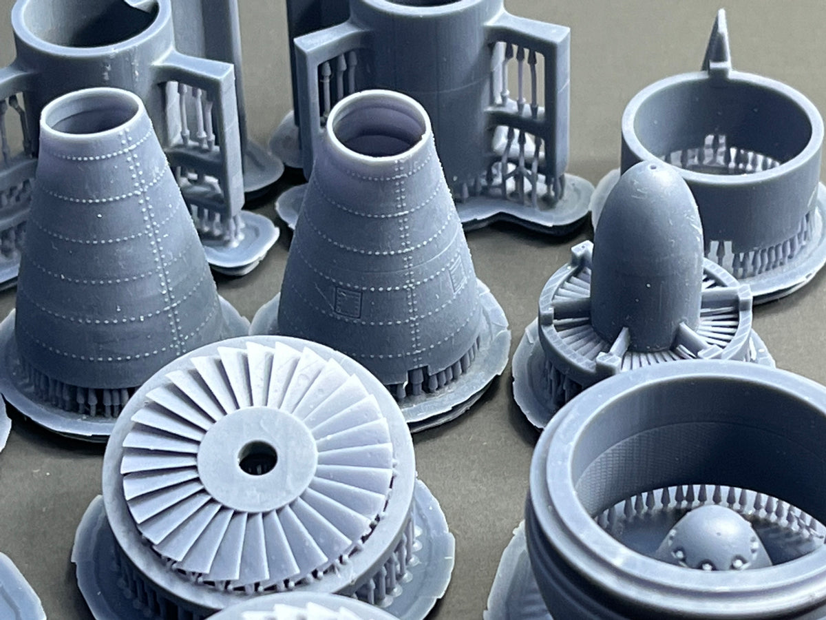 48160 A-10 Warthog Engine Inlet and exhaust combo set (Academy) – Phase