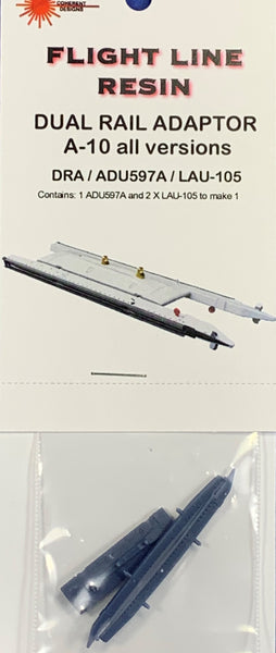 FLR201 1/48 A-10 Warthog Dual Rail Adapter All Versions DRA/ADU597A/LAU-105