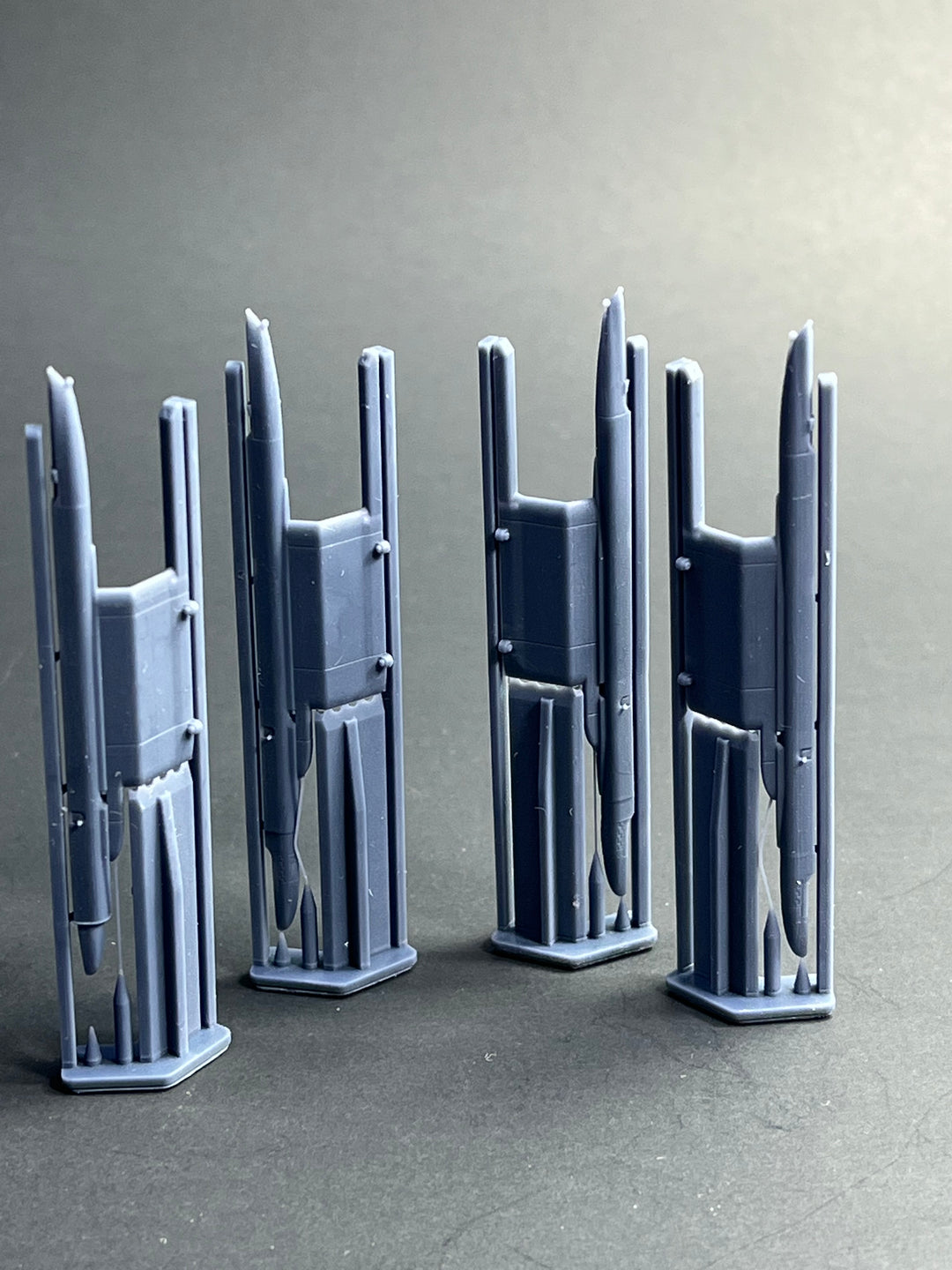 72005 Python III Pylon Adapter (F-15 Eagle) set of 4 – Phase Hangar Resin