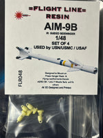 FLR048 1/48 AIM-9B Sidewinder (set of 4)
