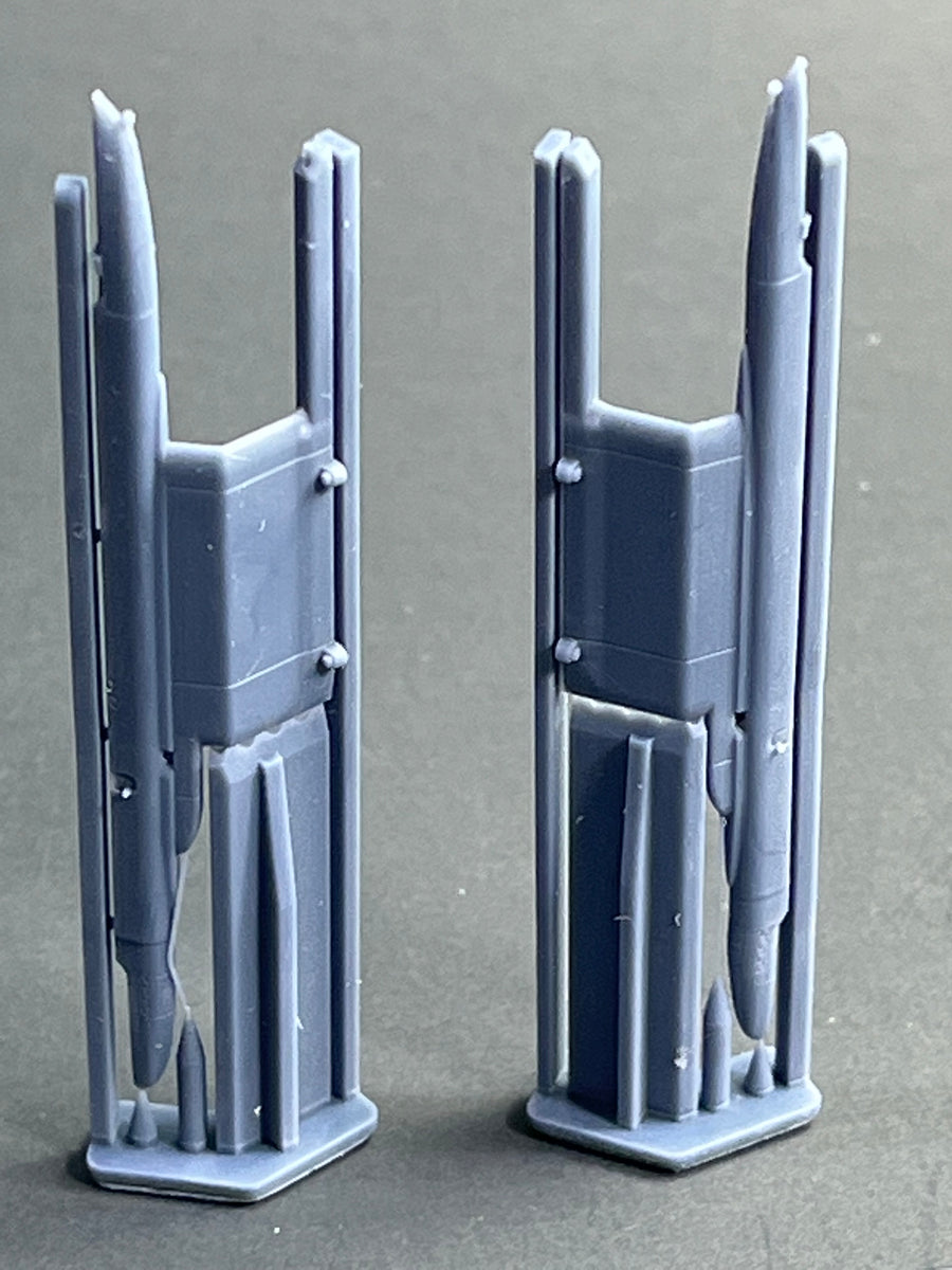 72005 Python III Pylon Adapter (F-15 Eagle) set of 4 – Phase Hangar Resin